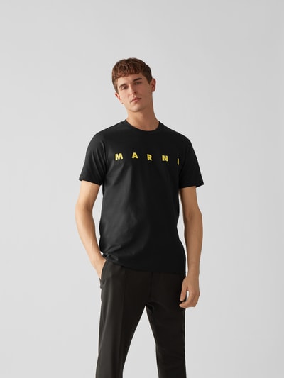 Marni T-Shirt mit Print Schwarz 4