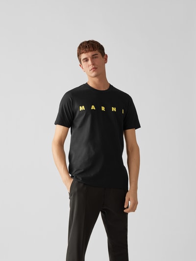 Marni T-Shirt mit Print Black 4