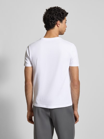 Alpha Industries T-shirt z nadrukiem z logo Biały 5