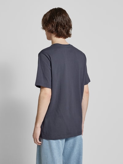 CHAMPION T-Shirt mit Label-Stitching Anthrazit 5