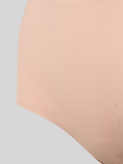 MAGIC Bodyfashion High Waist Slip mit Lochmuster Modell 'Dream' Beige 2