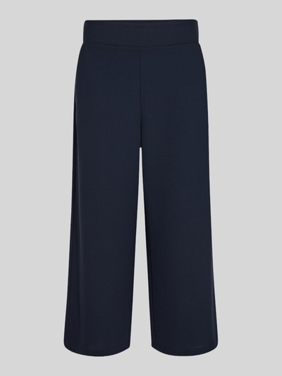 Produktfoto, Stoffhose in verkürzter Passform Modell 'Siham' von Soyaconcept, unifarbenes Design, elastischer Bund, Material-Mix mit Stretch-Anteil