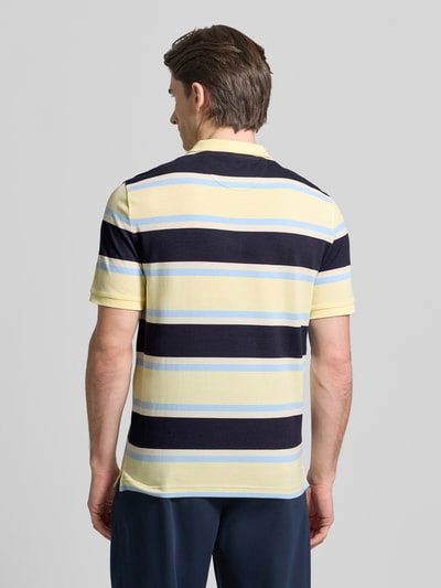GANT Slim Fit Poloshirt mit Logo-Stitching Hellgelb 5