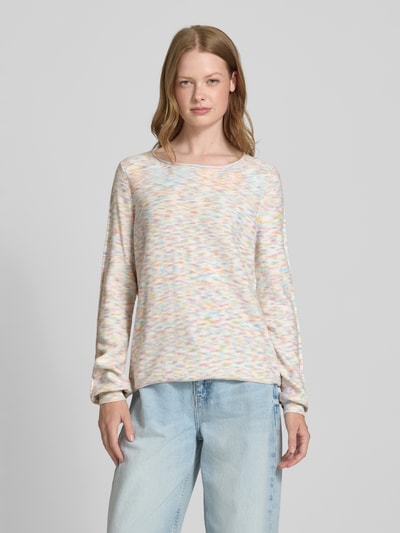 Christian Berg Woman Strickpullover mit Rundhalsausschnitt Offwhite 4