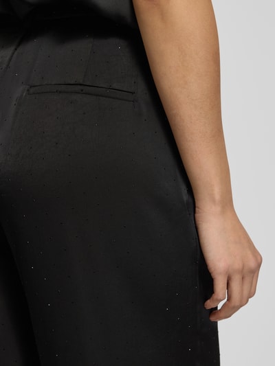 Neo Noir Stoffhose mit Gesäßtaschen Modell 'Emmet' Black 3