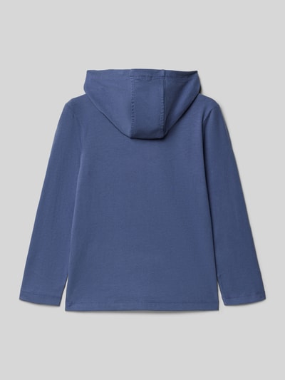 s.Oliver RED LABEL Bluzka z długim rękawem o kroju regular fit z mieszanki dżerseju i bawełny Niebieski 3