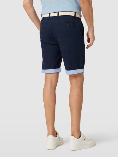 MCNEAL Spodnie chinosy z wpuszczanymi kieszeniami w stylu francuskim Ciemnoniebieski 5