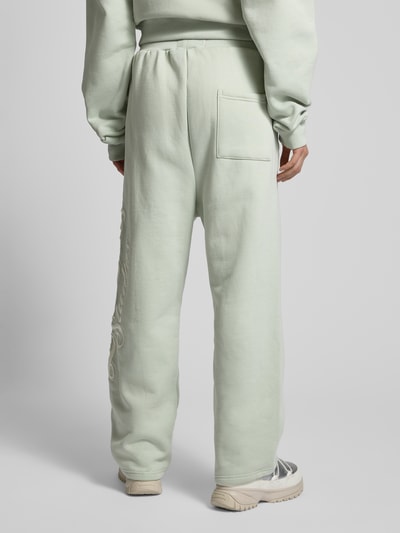 Low Lights Studios Sweatpants mit Label-Stitching Mint 5