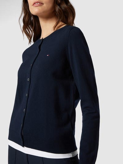 Tommy Hilfiger Cardigan mit Logo-Stickerei  Dunkelblau 3