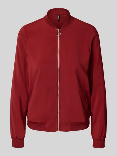 Vero Moda Regular fit blouson met opstaande kraag, model 'COCO' Roestrood - 2