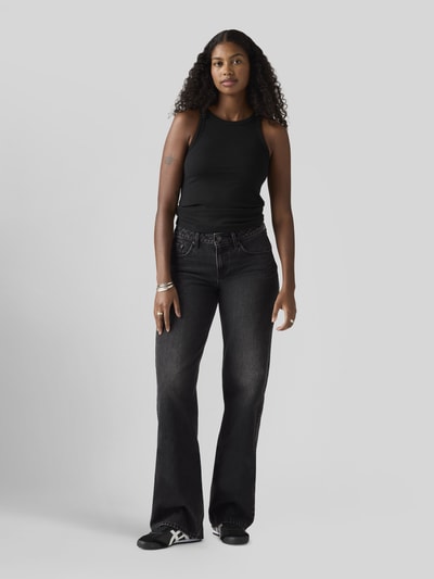 Levi's® 300 straight fit jeans van puur katoen in 5-pocket-design Zwart - 1