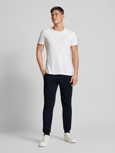 Christian Berg Men Regular Fit Sweatpants mit Eingrifftaschen Marine 1