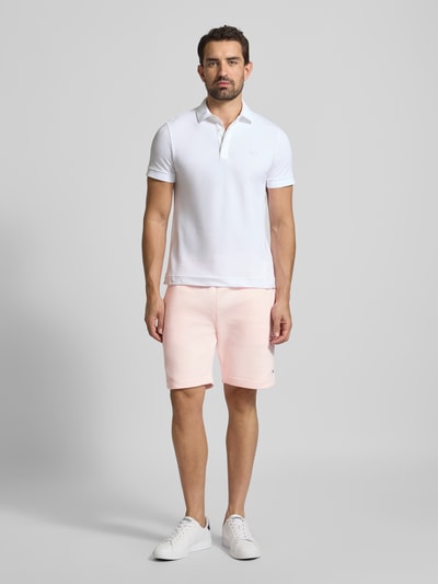 Lacoste Regular Fit Sweatshorts aus Baumwoll-Mix Rosa 1