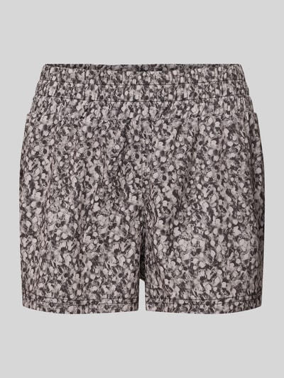 Produktfoto, Running Shorts mit elastischem Bund Modell 'kallin' von VARLEY im Relaxed-Fit aus Material-Mix mit Stretch-Anteil, abstraktes graues Muster