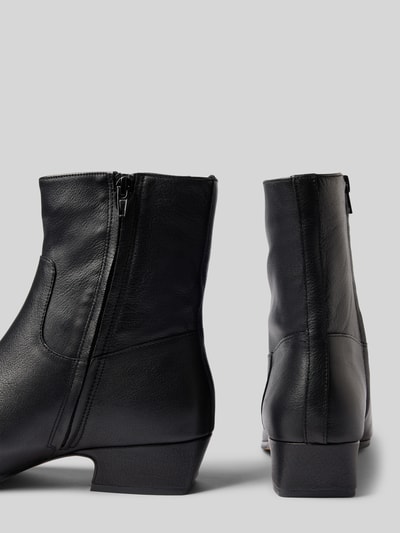 Steve Madden Laarsjes van echt leer, model 'Dusty' Zwart - 2