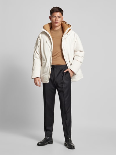 BOSS Daunenjacke mit Kapuze Modell 'Durrien' Offwhite 1