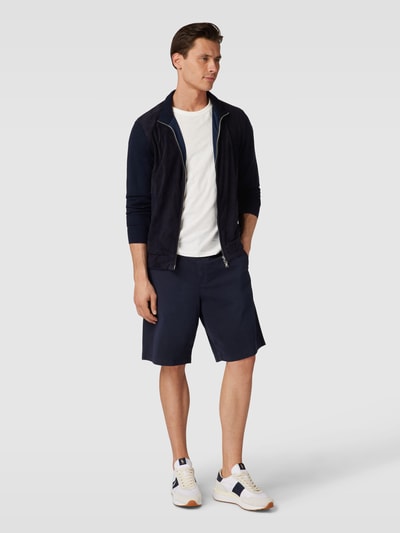 Paul & Shark Strickjacke aus Ziegenleder Marine 1