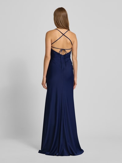 LUXUAR FASHION Abendkleid mit Raffungen Marine 5
