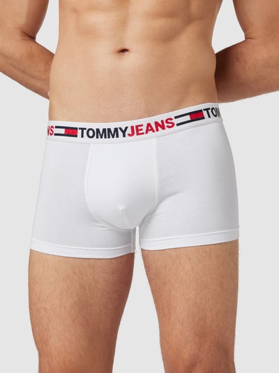 Tommy Hilfiger Obcisłe bokserki z napisem z logo Biały 3