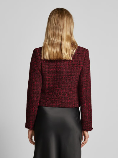 Mango Regular Fit Blazer mit Woll-Anteil  Modell 'PORTO' Bordeaux 5