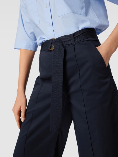 Lauren Ralph Lauren Culotte mit Gürtel Modell 'BRIENDA' Marine 3