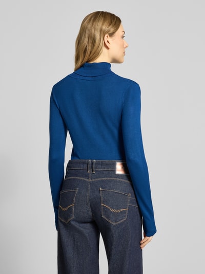 ICHI Strickpullover mit Rollkragen Modell 'MAFA' Blau 5