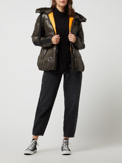 No.1 Como Daunenjacke mit Kapuze Modell 'Leandra' Dunkelgrün 1
