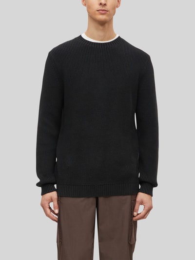 s.Oliver RED LABEL Regular Fit Strickpullover aus reiner Baumwolle mit Rundhalsausschnitt Black 3