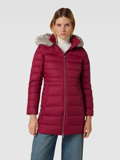 Tommy Hilfiger Steppjacke mit Kunstfellbesatz Modell 'Tyra' Bordeaux 4