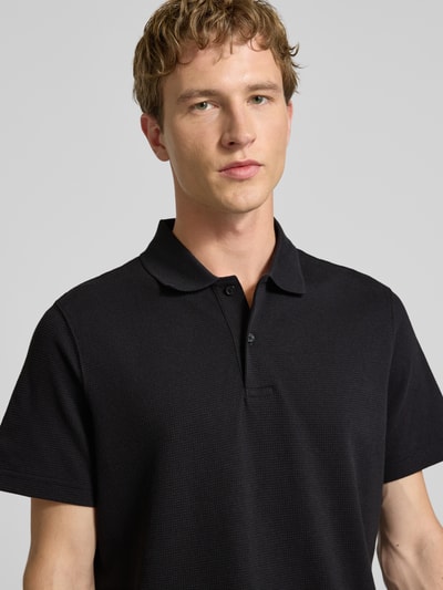 Tommy Jeans Regular Fit Poloshirt aus reiner Baumwolle Black 3