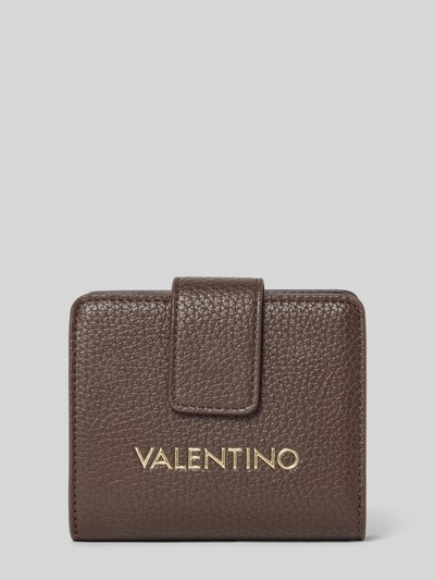 VALENTINO BAGS Portemonnee in leerlook, model 'ALEXIA' Donkerbruin - 1