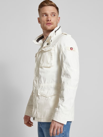 Wellensteyn Funktionsjacke in unifarbenem Design Modell 'COLONEL' Weiss 3