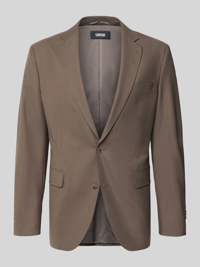 CINQUE Regular Fit Sakko aus Baumwoll-Mix Modell 'Totti' Mittelbraun 2