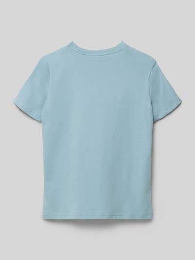 Champion regular fit T-shirt met gestikt logo Rookblauw - 3