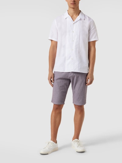 Tom Tailor Slim Fit Bermudas mit Strukturmuster Hellgrau 1