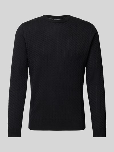 Antony Morato Gebreide pullover met ronde hals Zwart - 2