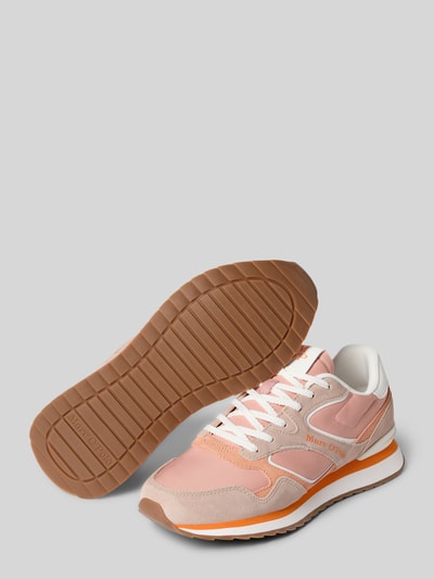 Produktfoto, Sneaker mit Logo Detail Modell 'MAXIMA' von Marc O'Polo, Mehrfarbig, Optik: Mehrfarbig, Schuhspitze: Abgerundet, flache Absatzform, Schnürung, Logo-Detail, Damen