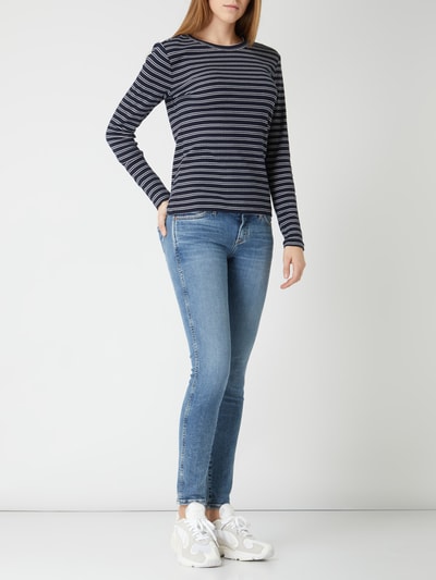 Marc O'Polo Denim Longsleeve aus Organic Cotton  Marine 1