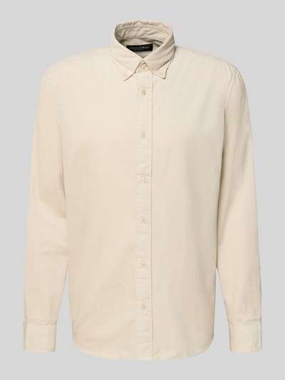 Marc O'Polo Regular fit vrijetijdsoverhemd van puur katoen Beige - 2