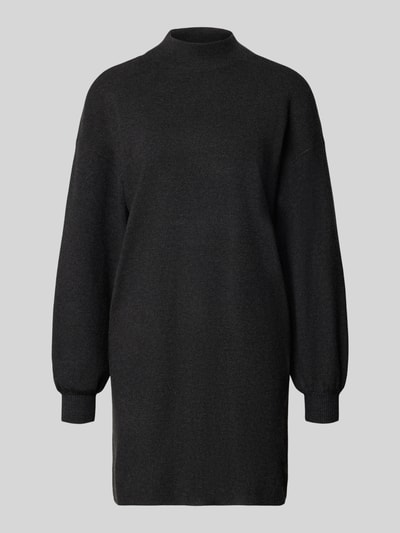 VERO MODA relaxed fit tricotjurk van viscosemix model 'NANCY' Donkergrijs gemêleerd - 1