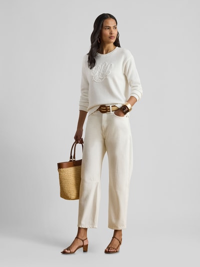 Lauren Ralph Lauren Bluza z wyhaftowanym logo Biały 1
