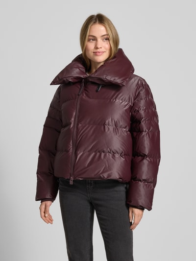 RAINS Gewatteerd jack met tweewegsritssluiting, model 'Alta Vision' Aubergine - 4