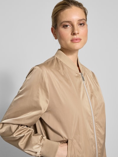 WHITE LABEL Blazer mit Zweiwege-Reißverschluss Camel 3