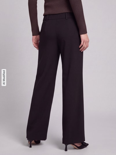 ONLY Wide Leg Anzughose mit Viskose-Anteil Modell 'LINDA' Black 5
