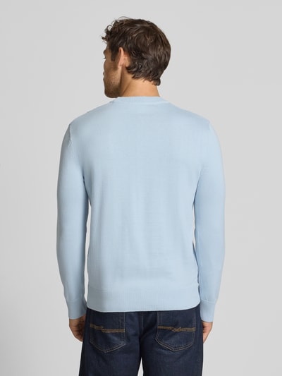Tom Tailor Denim Regular Fit Pullover aus reiner Baumwolle Hellblau 5