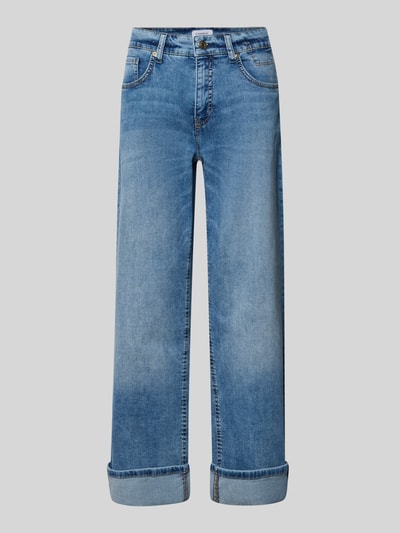 CAMBIO Straight Fit Jeans aus Baumwoll-Mix Modell 'GAIA' Jeansblau 2