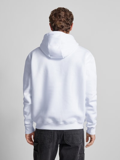 KARL KANI Hoodie mit Label-Stitching Weiss 5