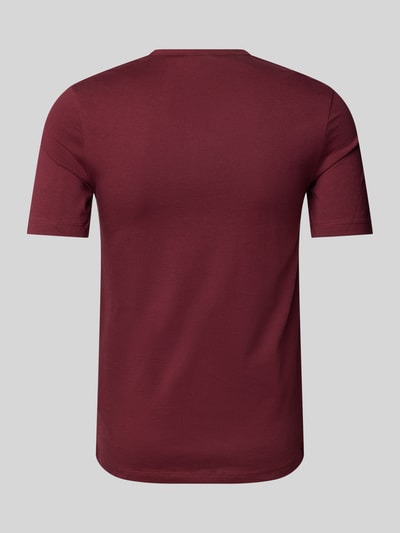 HUGO T-Shirt mit Label-Print im 3er-Pack Aubergine 3