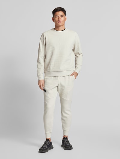 Under Armour Sweatshirt mit Rundhalsausschnitt Modell 'Unstoppable' Offwhite 1