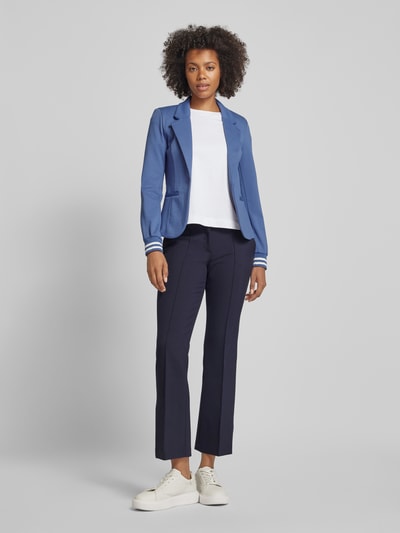 Kaffe Blazer met strookzakken, model 'KINNIE' Blauw - 1